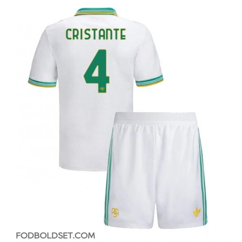 AS Roma Bryan Cristante #4 Tredje trøje Børn 2025-26 Kortærmet (+ Korte bukser)